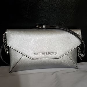 Michael Kors Silver Crossbody